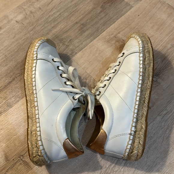 Soludos espadrille sneakers - white and rose gold - Picture 4 of 6